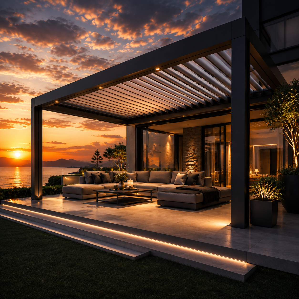 Samtech Tente pergola uygulaması